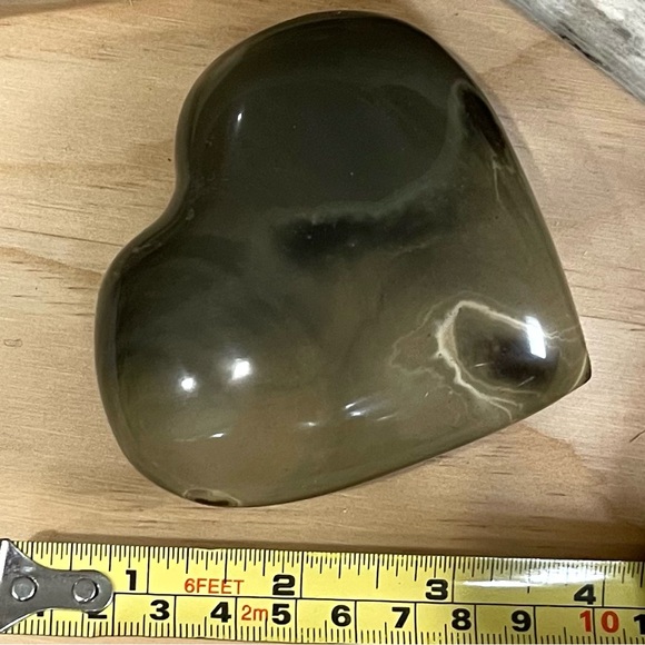 Polychrome Jasper heart - Picture 5 of 9